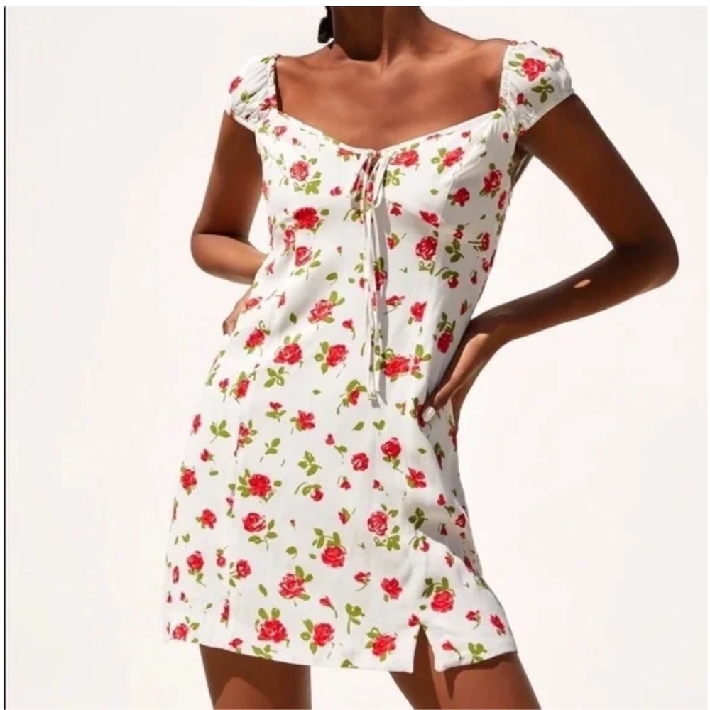 <3 Zara Mini Rose Dress